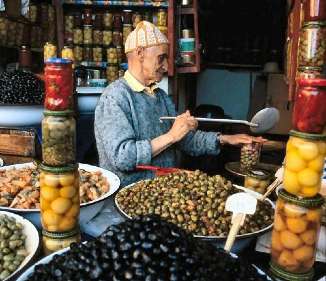 A scene from MOROCCO